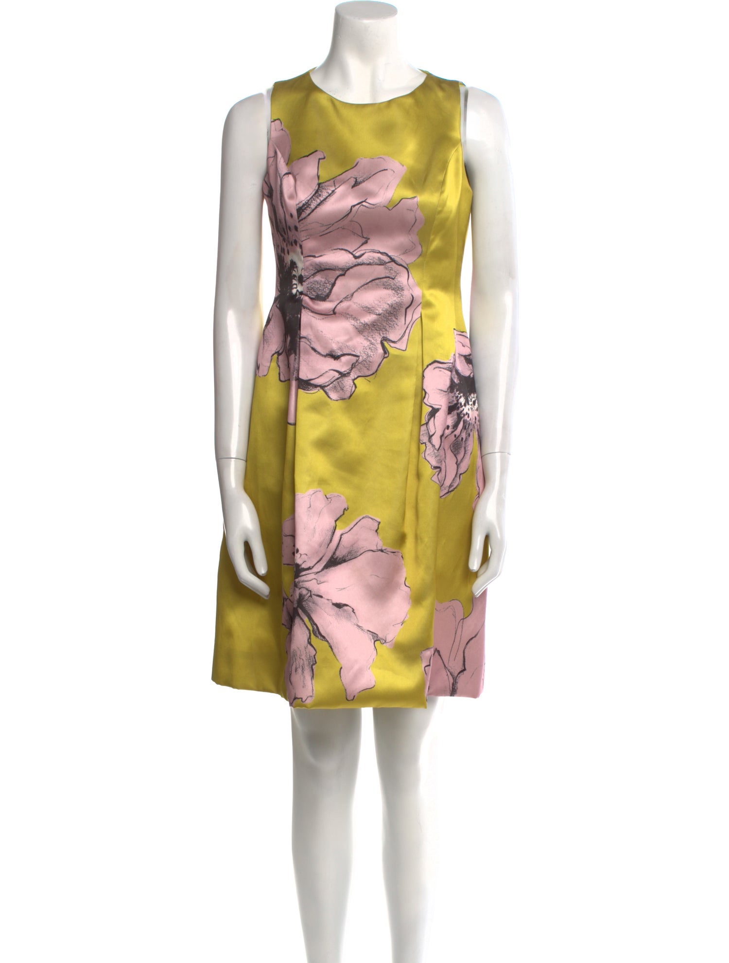 Lela Rose Floral Print Mini Dress