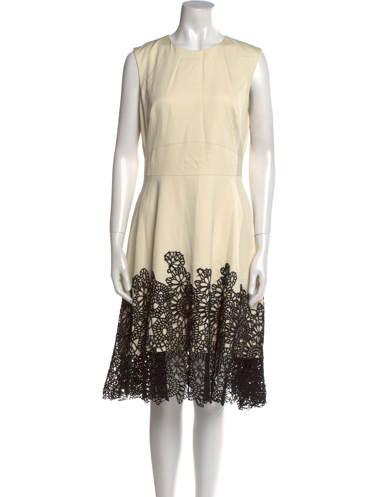 Lela Rose Crew Neck Midi Length Dress w/ Tags