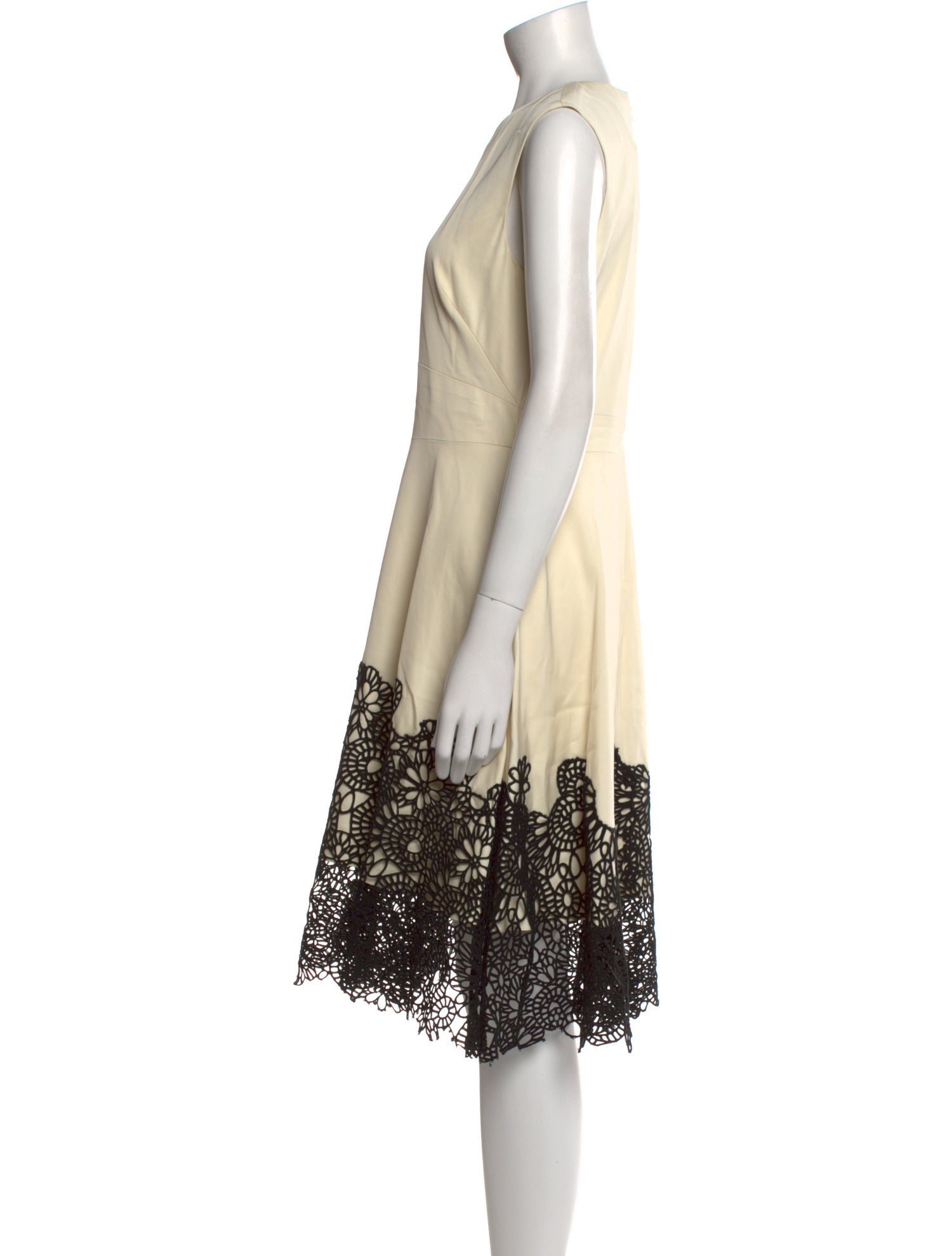 Lela Rose Crew Neck Midi Length Dress w/ Tags