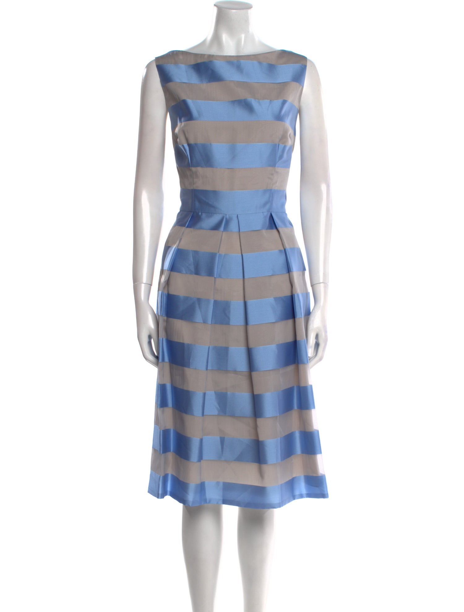 Lela Rose Striped Midi Length Dress w/ Tags