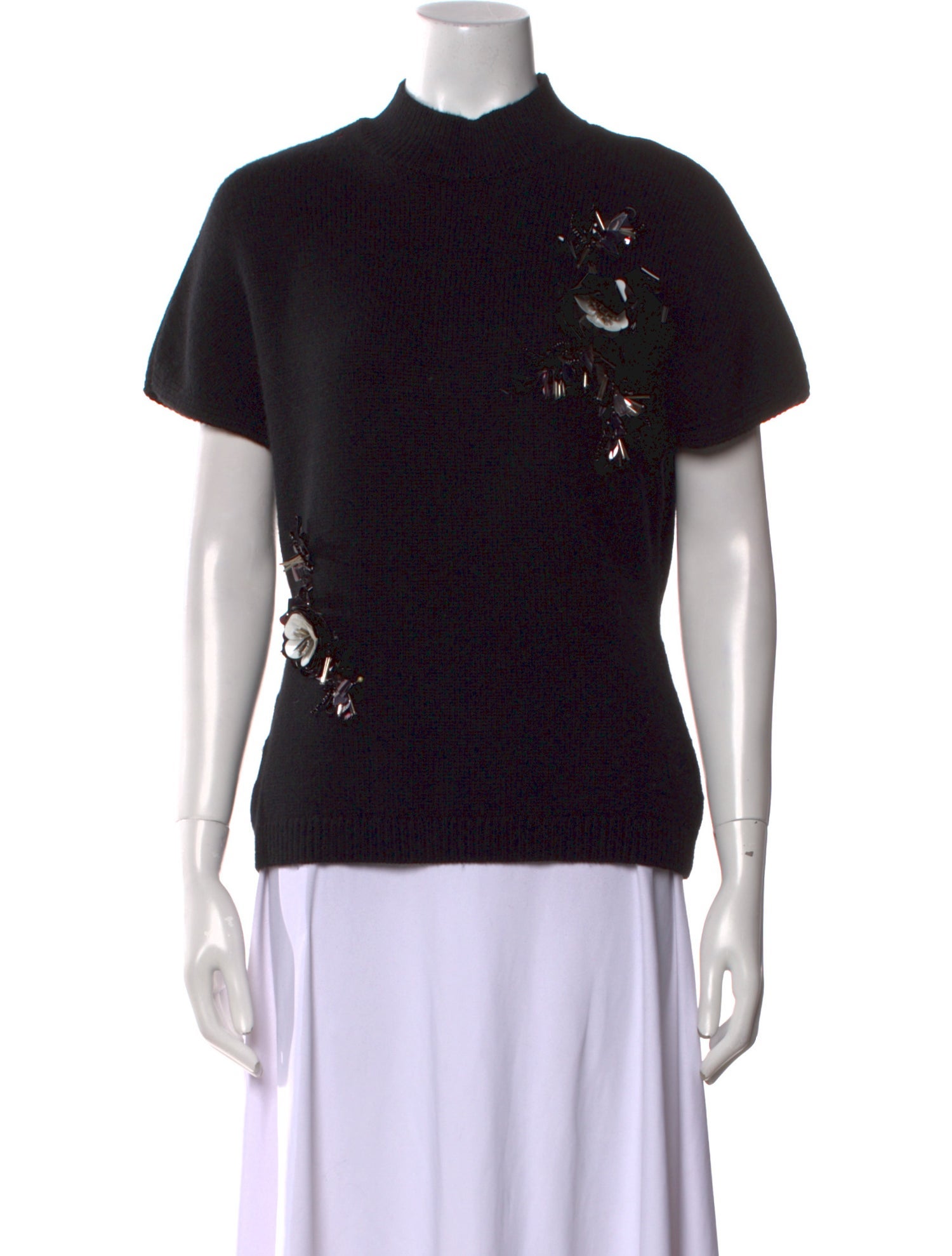 Lela Rose Wool Mock Neck Sweater w/ Tags