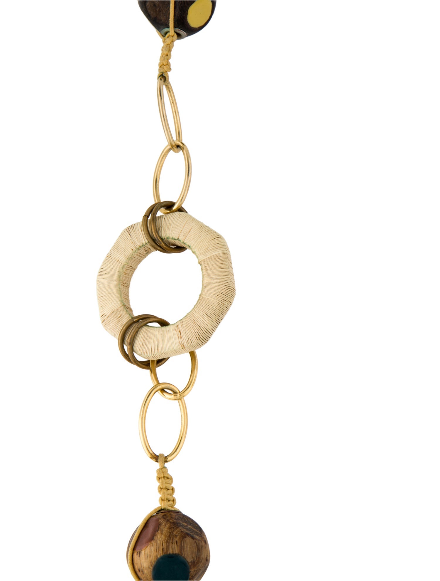 Lela Rose Horn & Wood Necklace