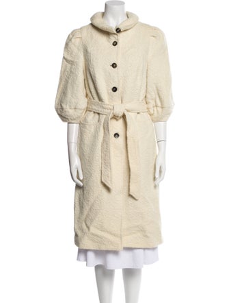 Lela Rose Llama Trench Coat
