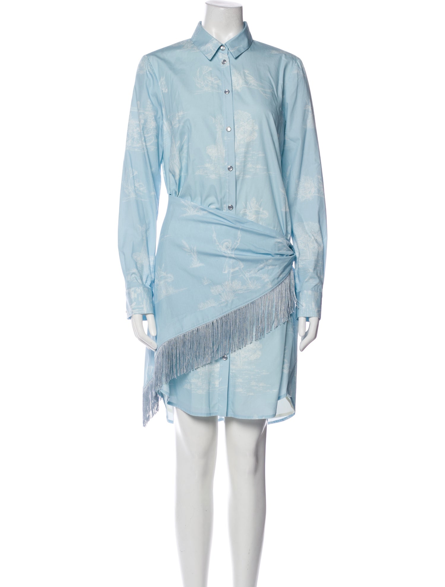 Lela Rose Printed Mini Dress