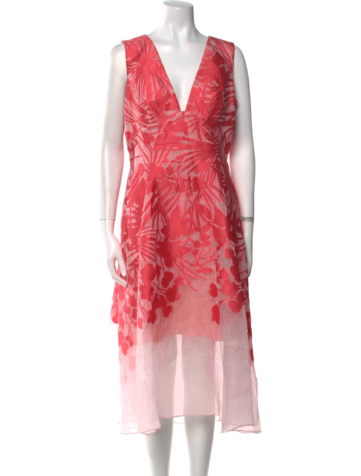Lela Rose Silk Long Dress