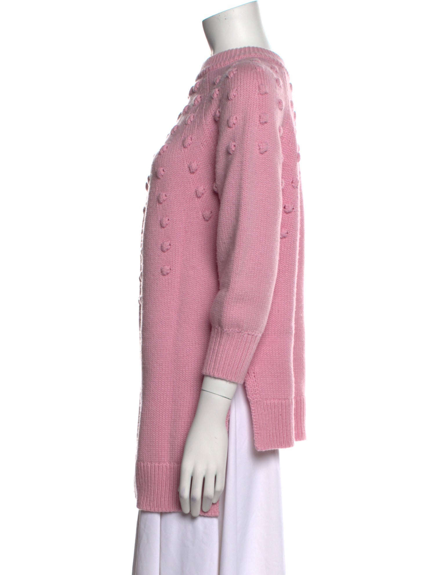 Lela Rose Wool Mock Neck Sweater