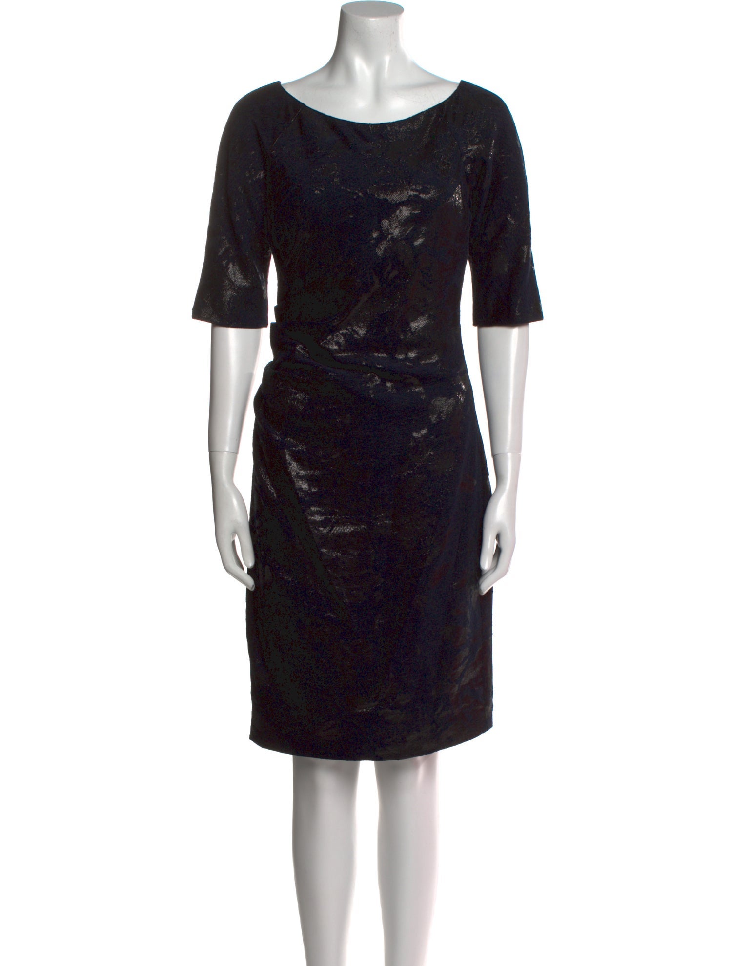 Lela Rose Printed Knee-Length Dress