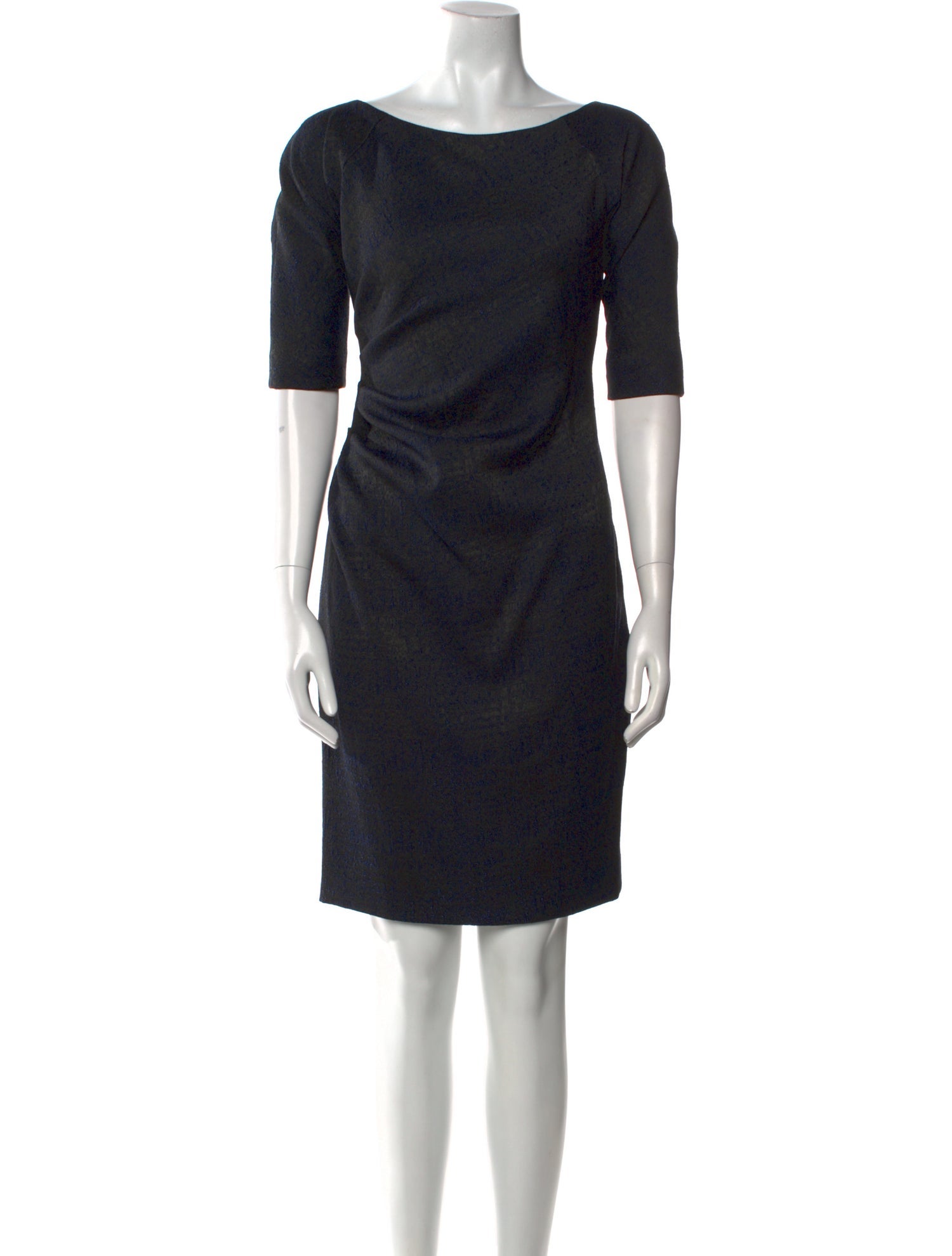 Lela Rose Bateau Neckline Knee-Length Dress