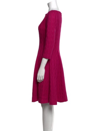 Lela Rose Wool Mini Dress
