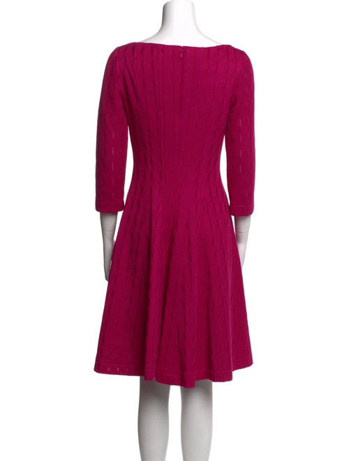Lela Rose Wool Mini Dress