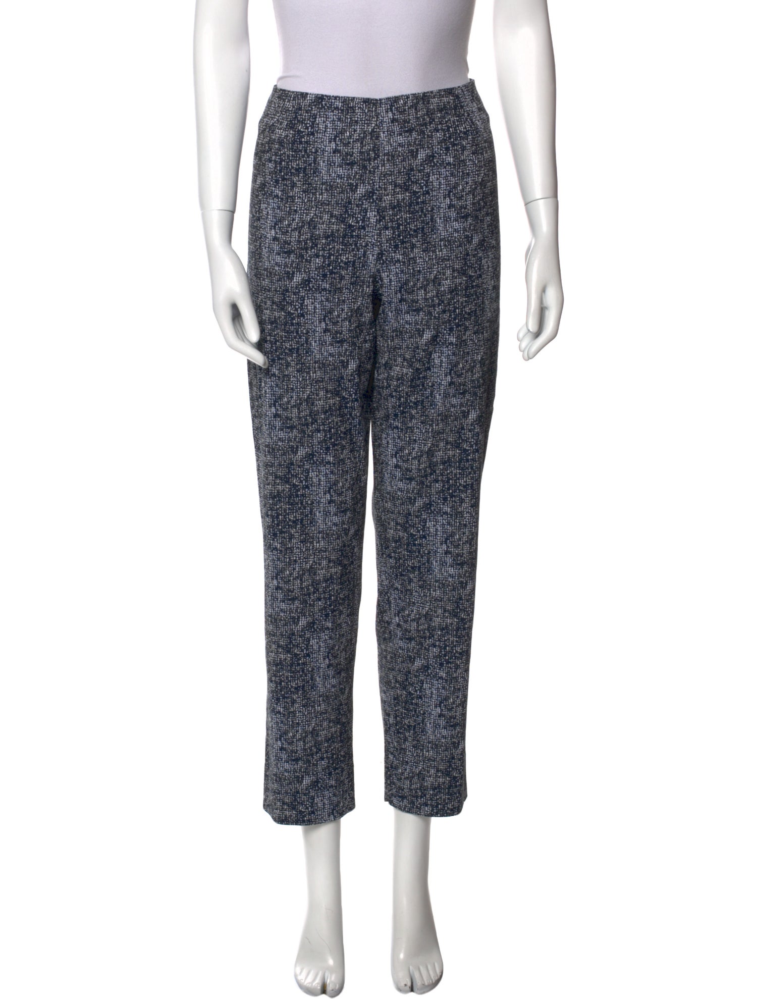 Lela Rose Printed Straight Leg Pants