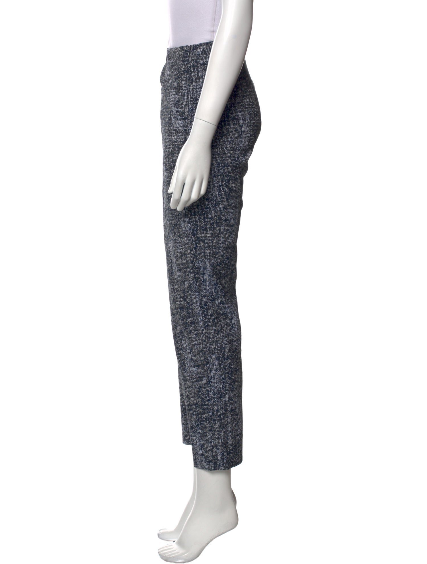 Lela Rose Printed Straight Leg Pants