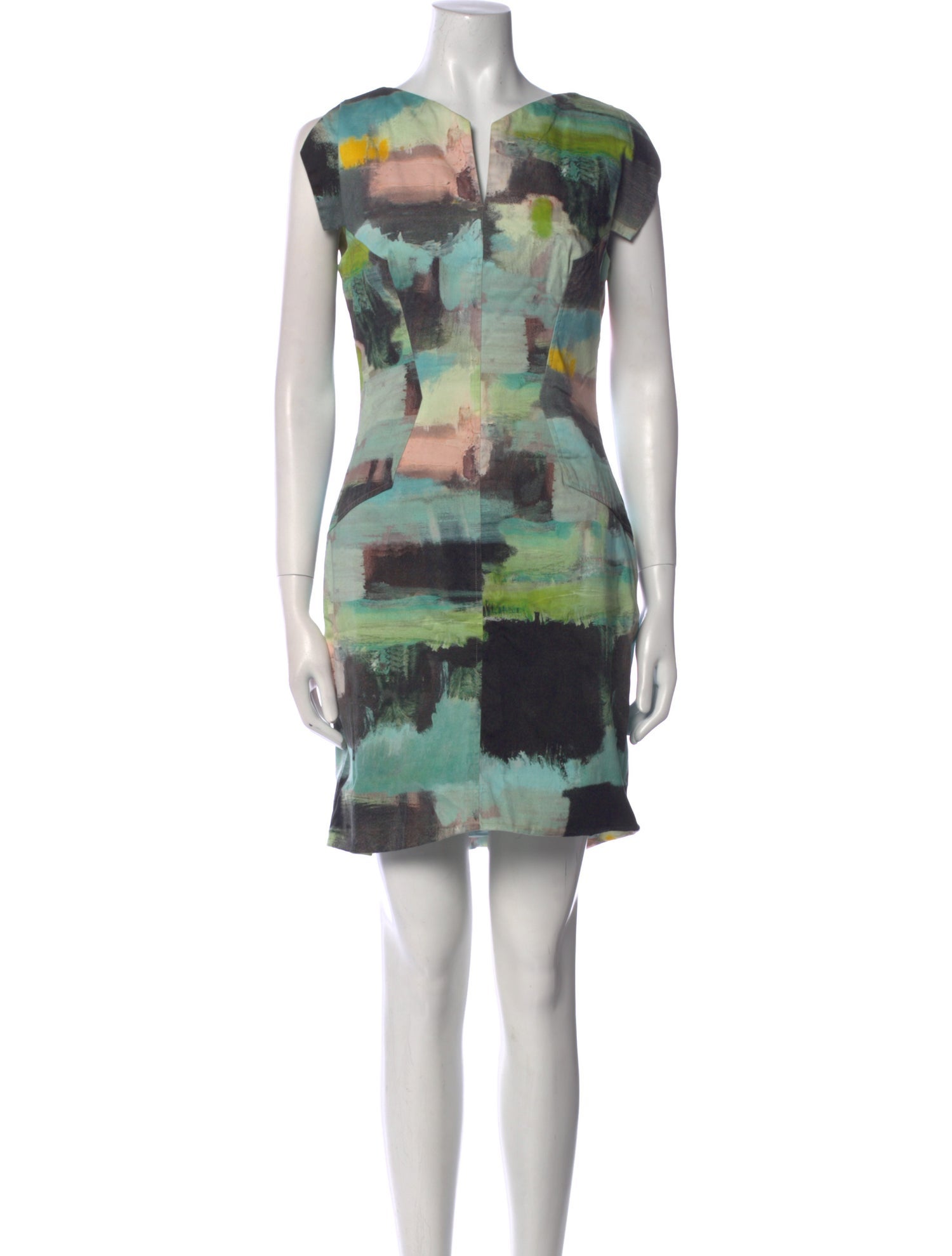 Lela Rose Printed Mini Dress w/ Tags