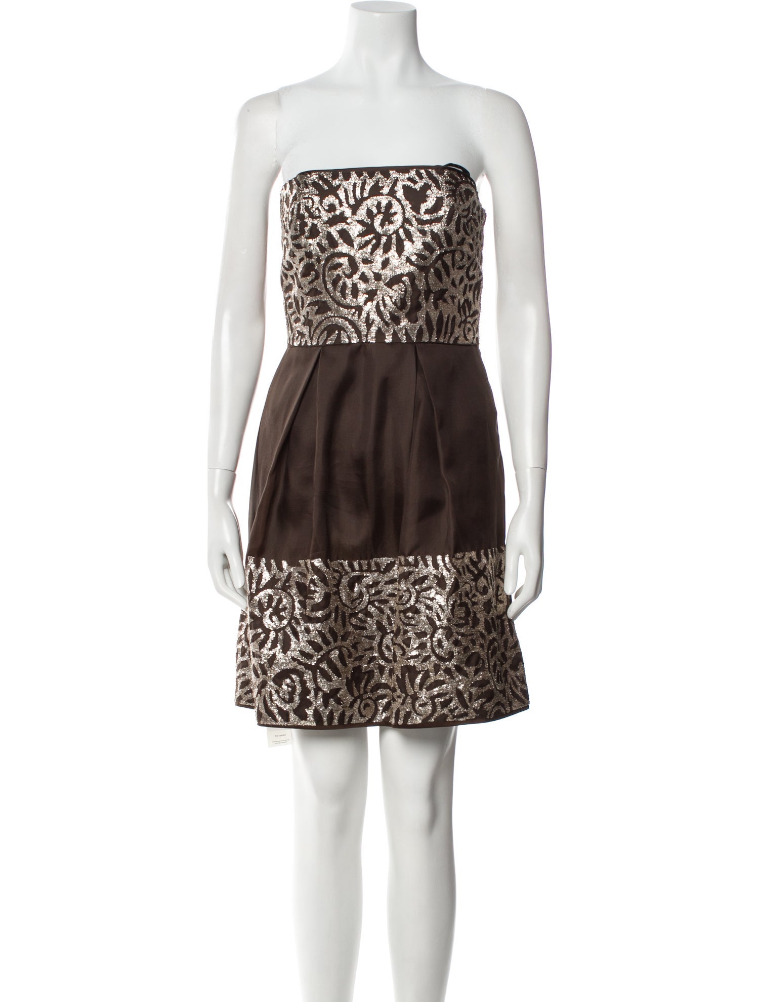 Lela Rose Silk Mini Dress