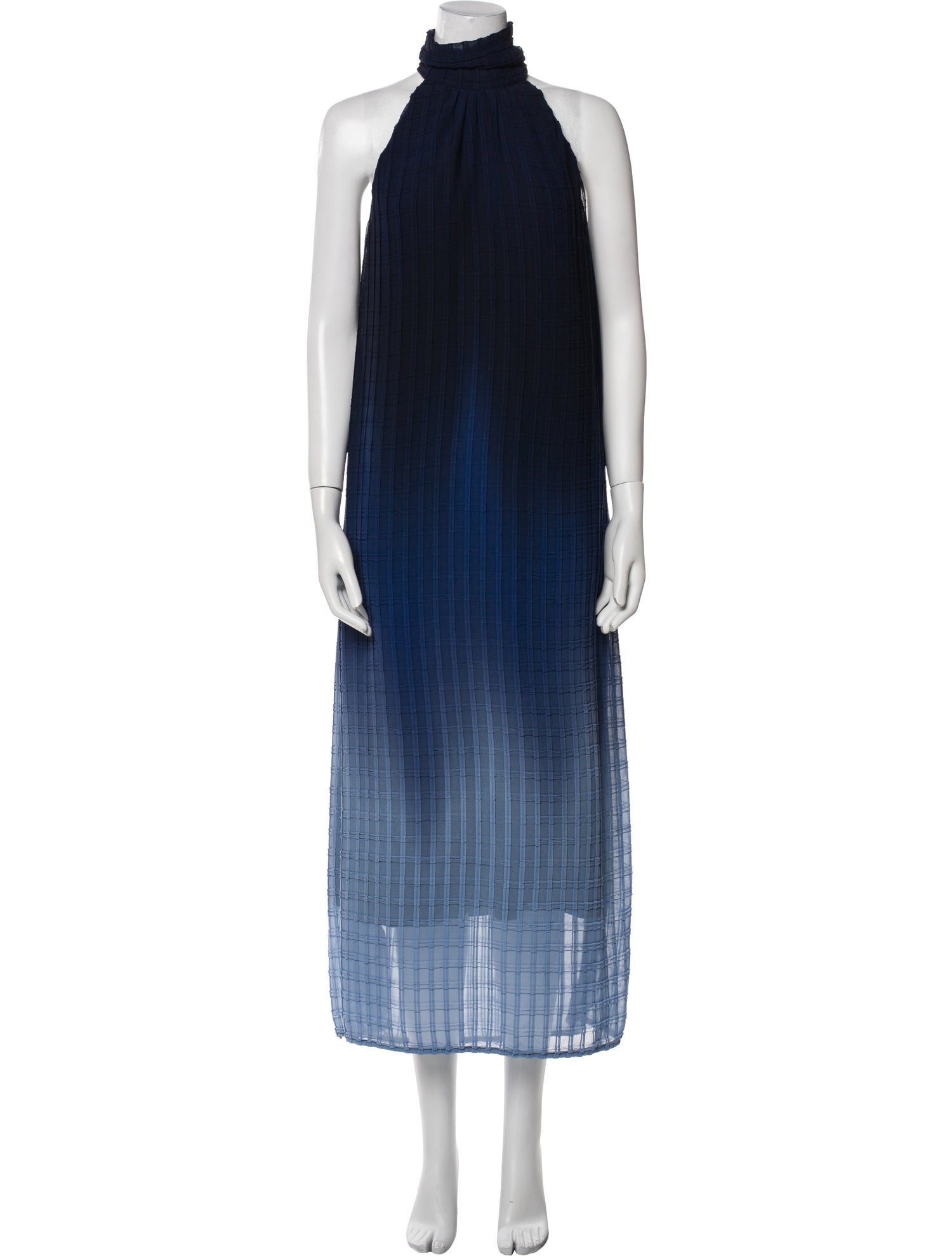 Lela Rose Mock Neck Long Dress