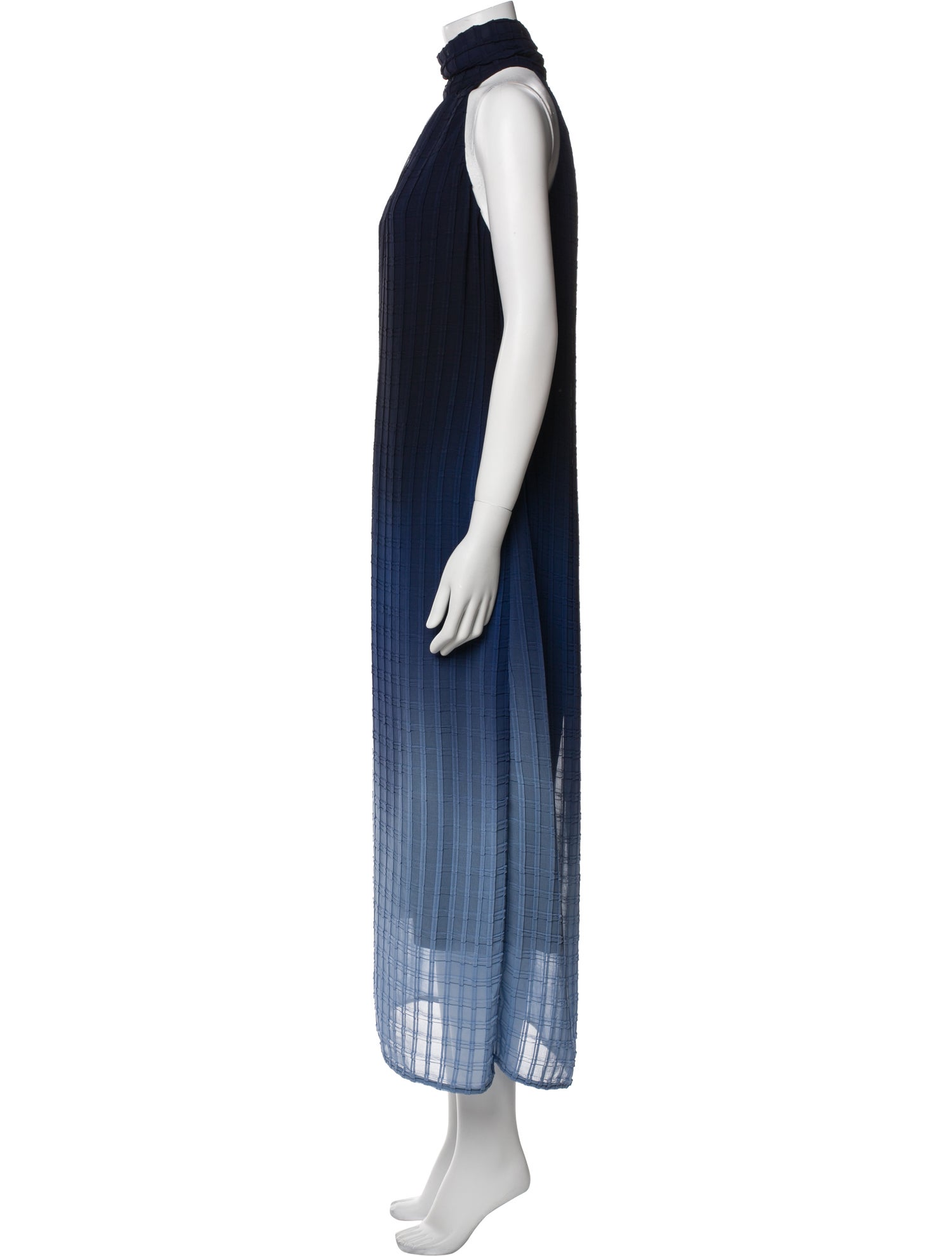 Lela Rose Mock Neck Long Dress