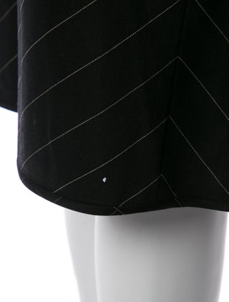 Lela Rose Wool Striped Pant Set