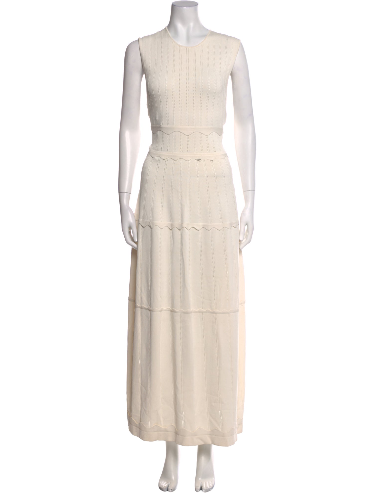 Lela Rose Scoop Neck Long Dress