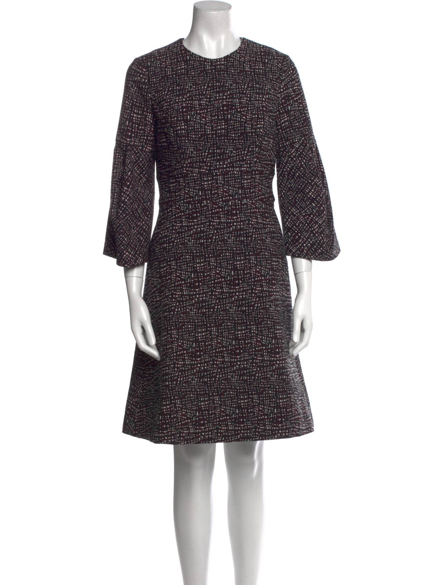 Lela Rose Printed Mini Dress