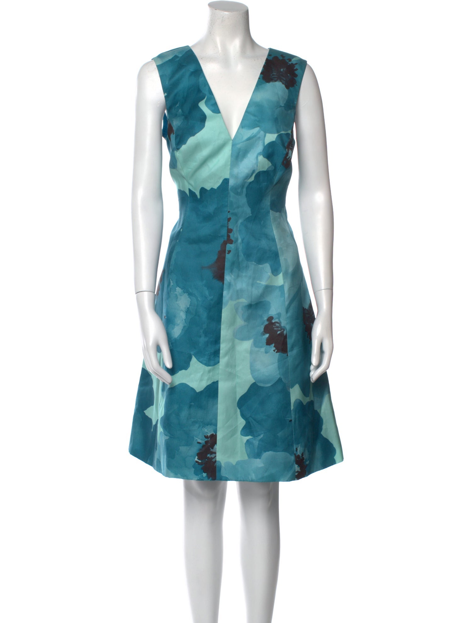 Lela Rose Silk Knee-Length Dress