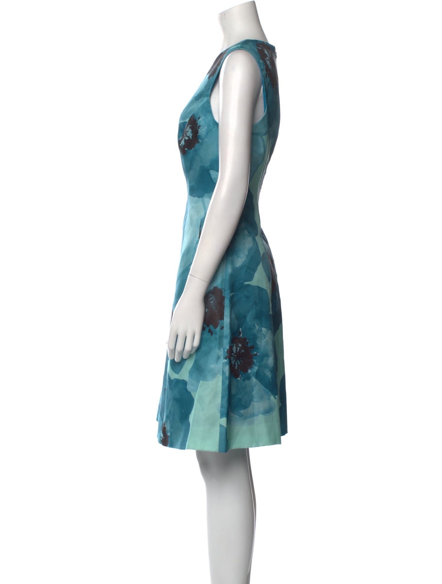 Lela Rose Silk Knee-Length Dress