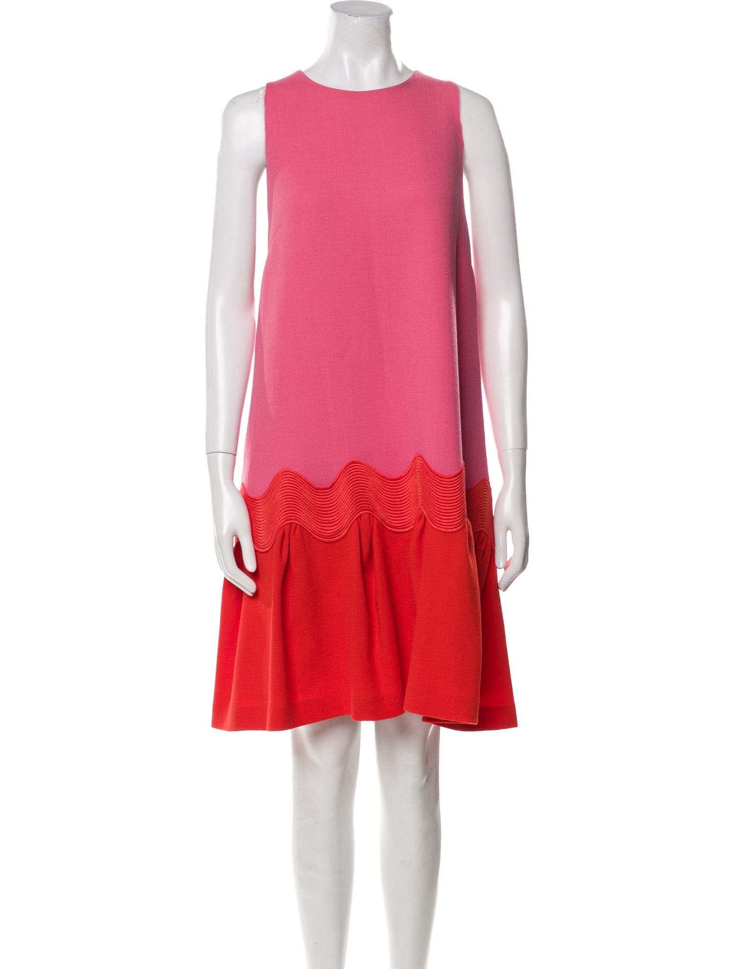 Lela Rose Wool Knee-Length Dress