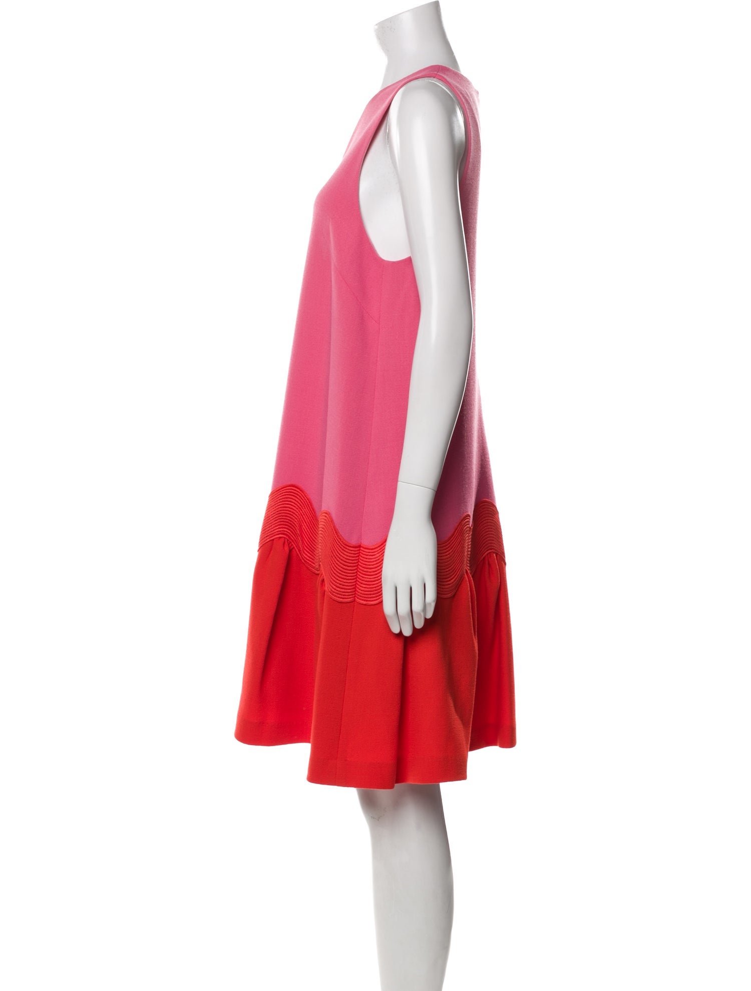 Lela Rose Wool Knee-Length Dress