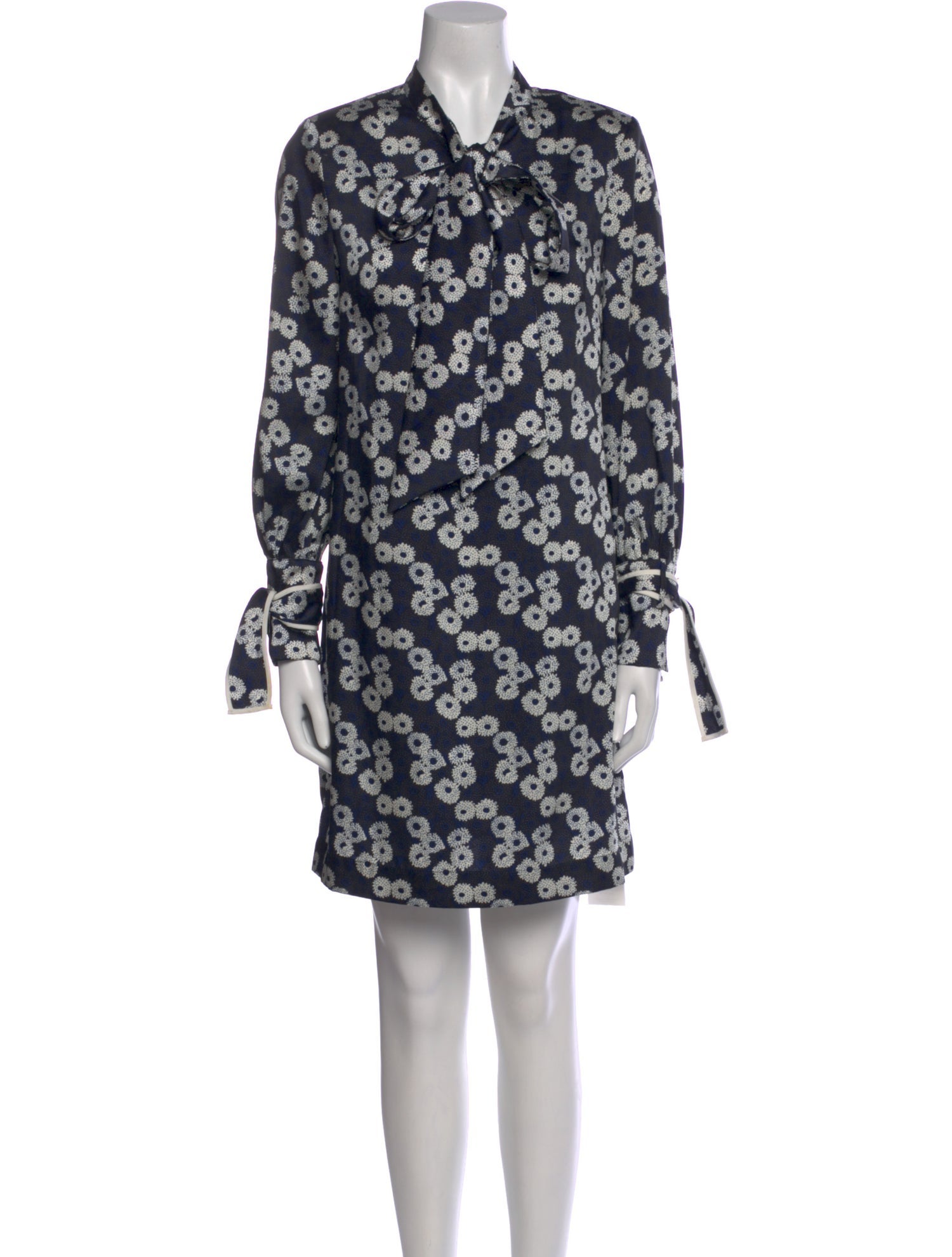 Lela Rose Floral Print Mini Dress