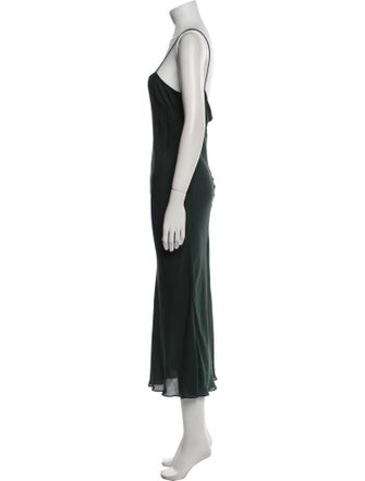 Lela Rose Square Neckline Long Dress