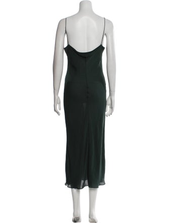 Lela Rose Square Neckline Long Dress