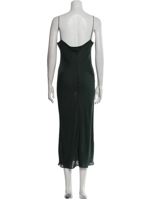 Lela Rose Square Neckline Long Dress