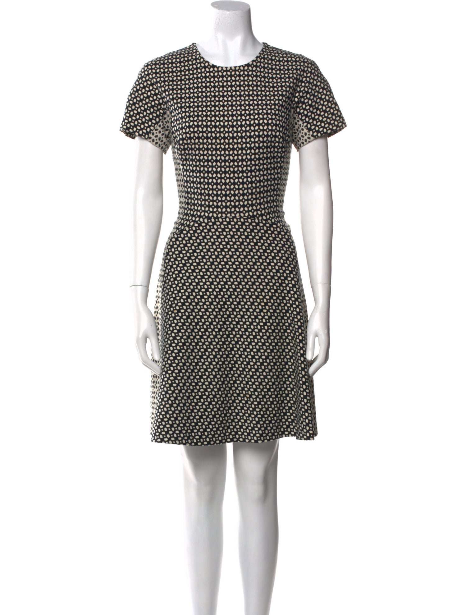 Lela Rose Printed Knee-Length Dress