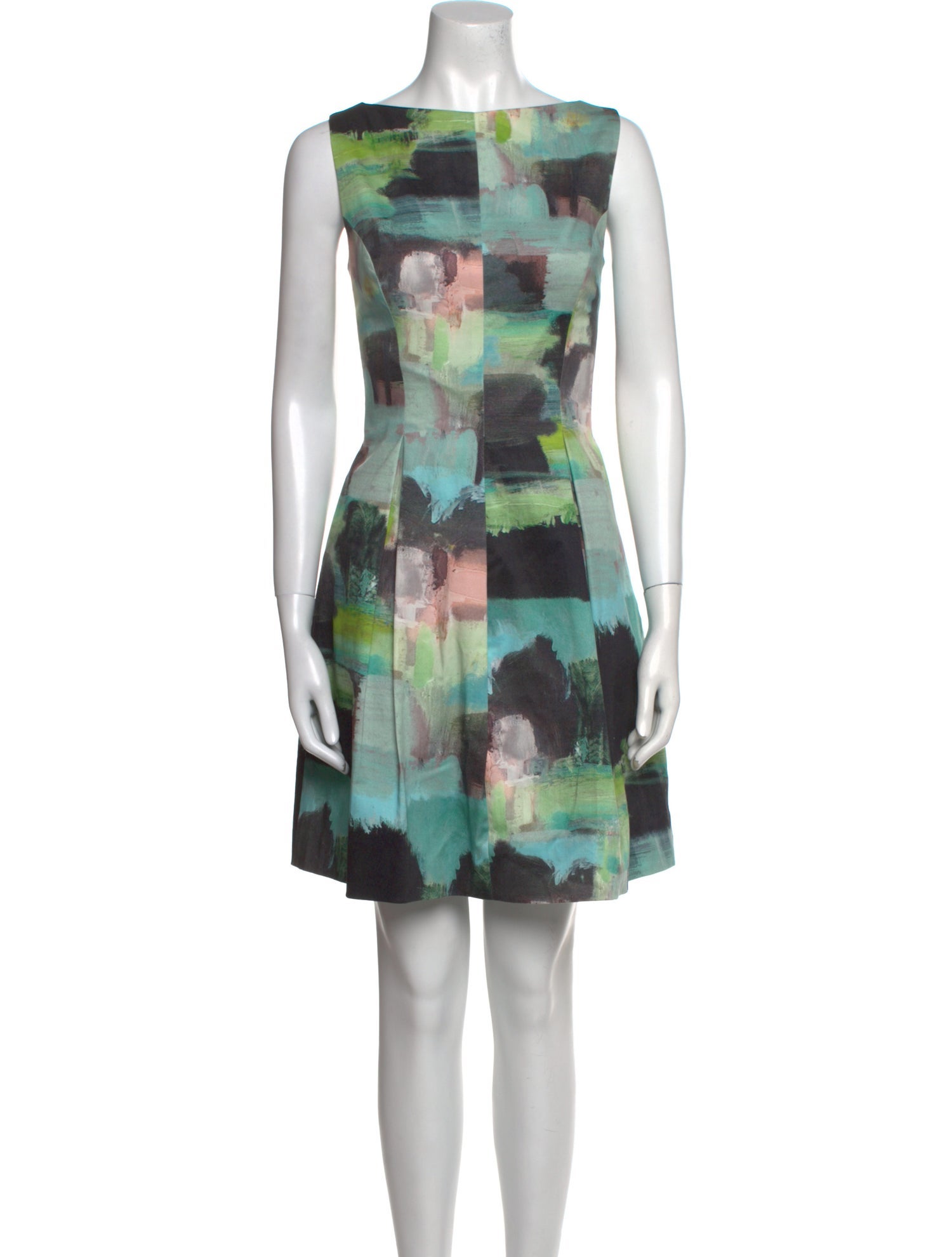 Lela Rose Printed Mini Dress