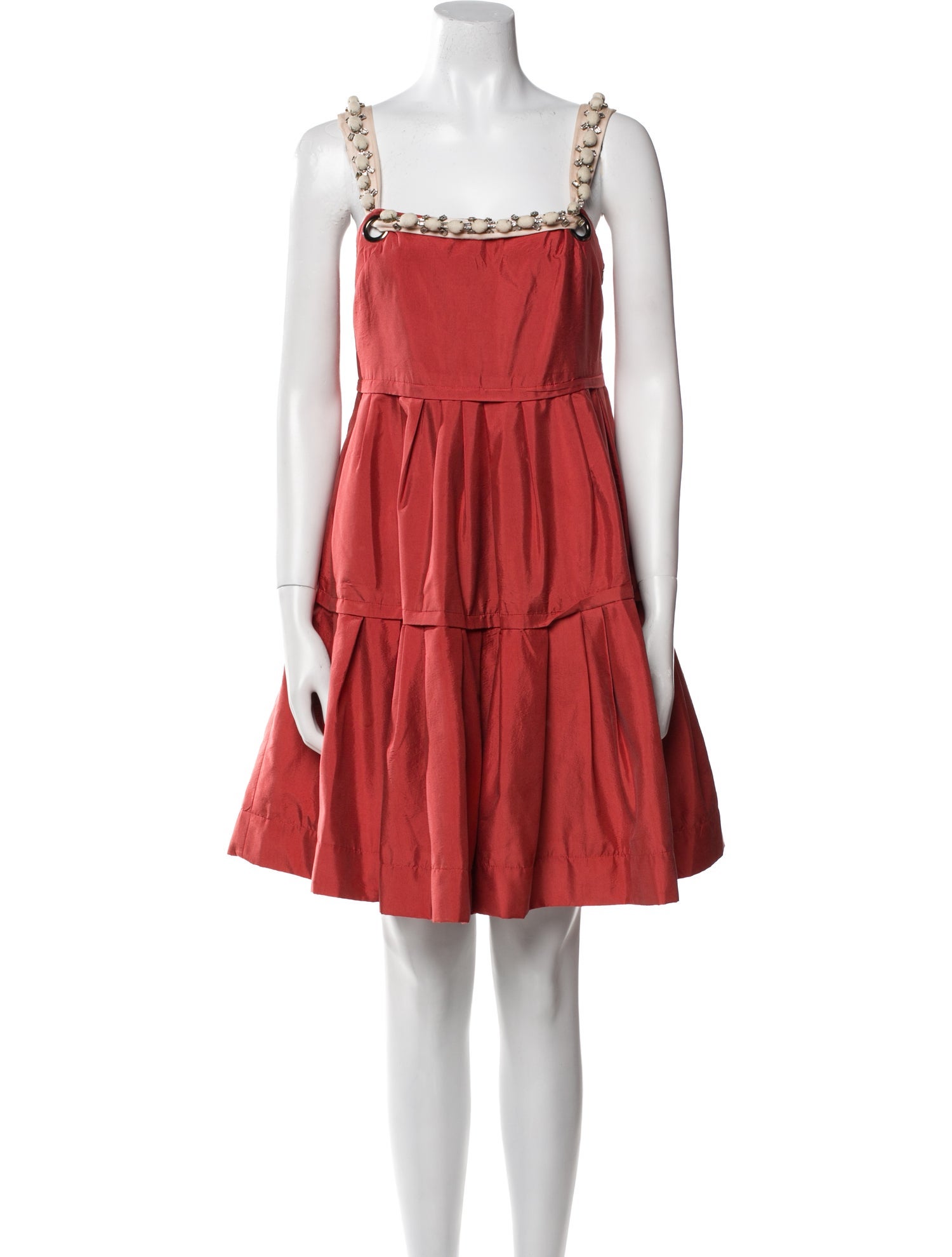 Lela Rose Silk Mini Dress