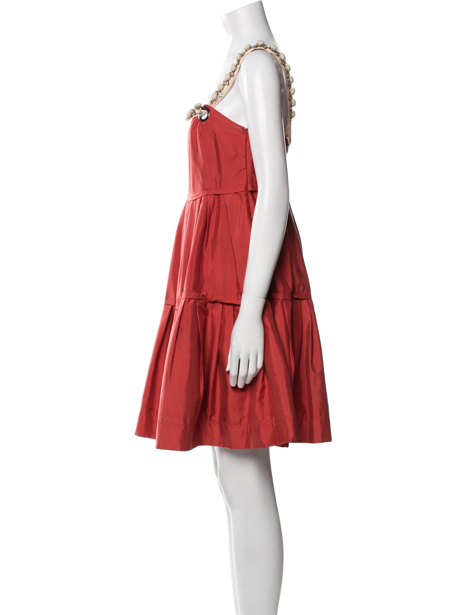 Lela Rose Silk Mini Dress