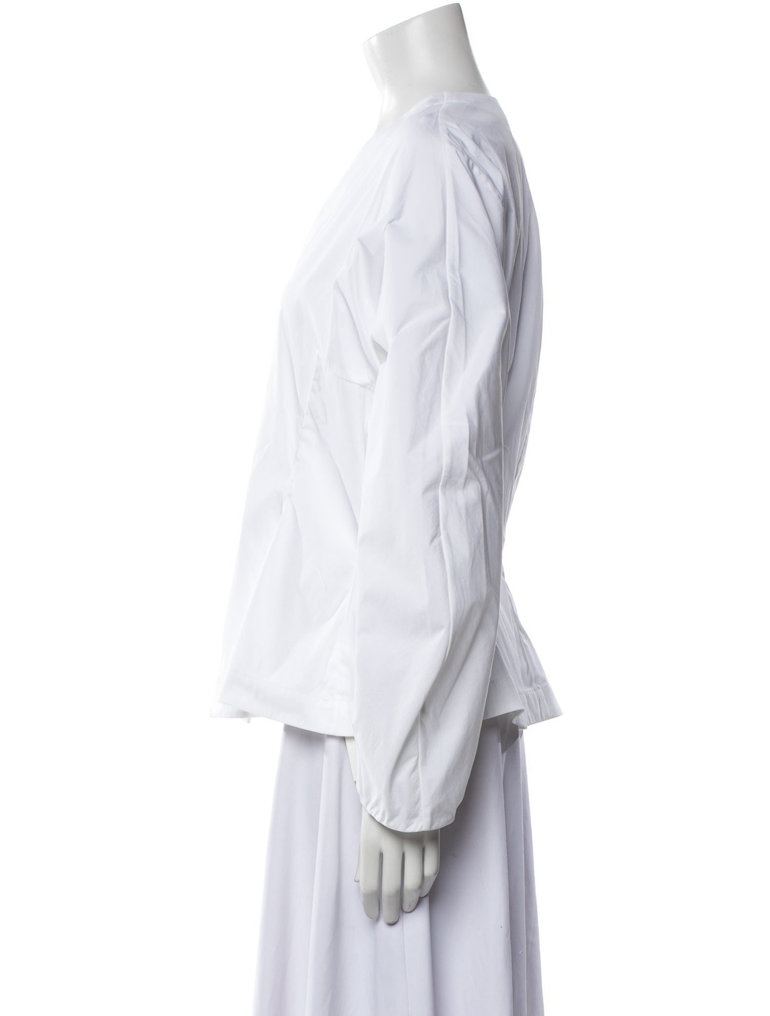 Lela Rose V-Neck Long Sleeve Blouse w/ Tags