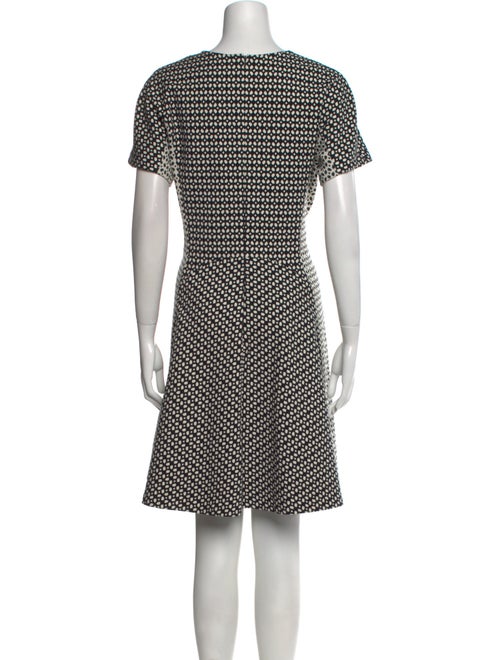 Lela Rose Printed Knee-Length Dress