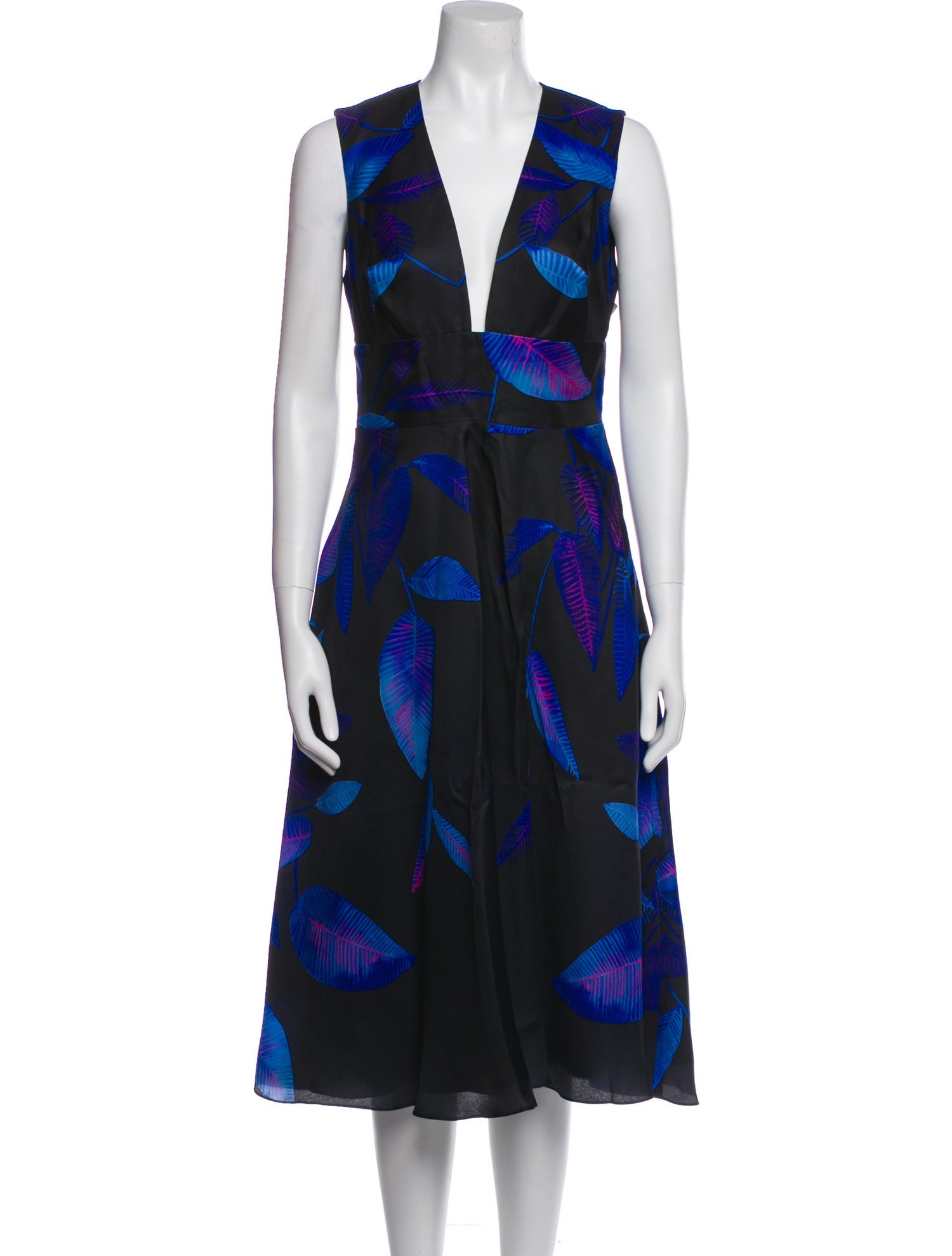 Lela Rose Silk Midi Length Dress w/ Tags