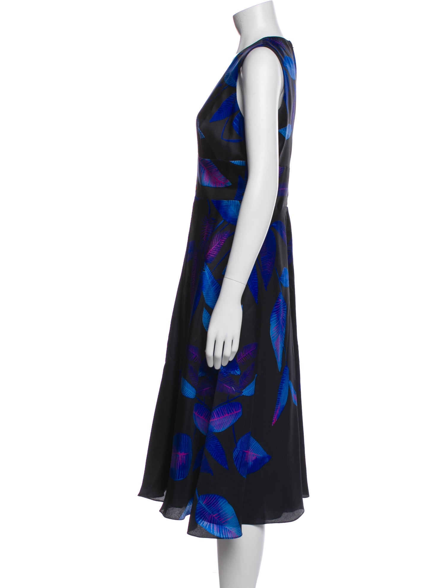 Lela Rose Silk Midi Length Dress w/ Tags