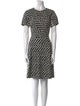 Lela Rose Printed Knee-Length Dress