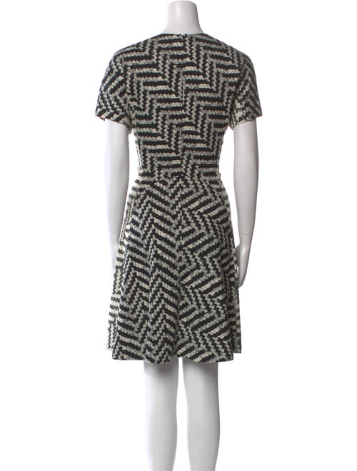 Lela Rose Printed Knee-Length Dress