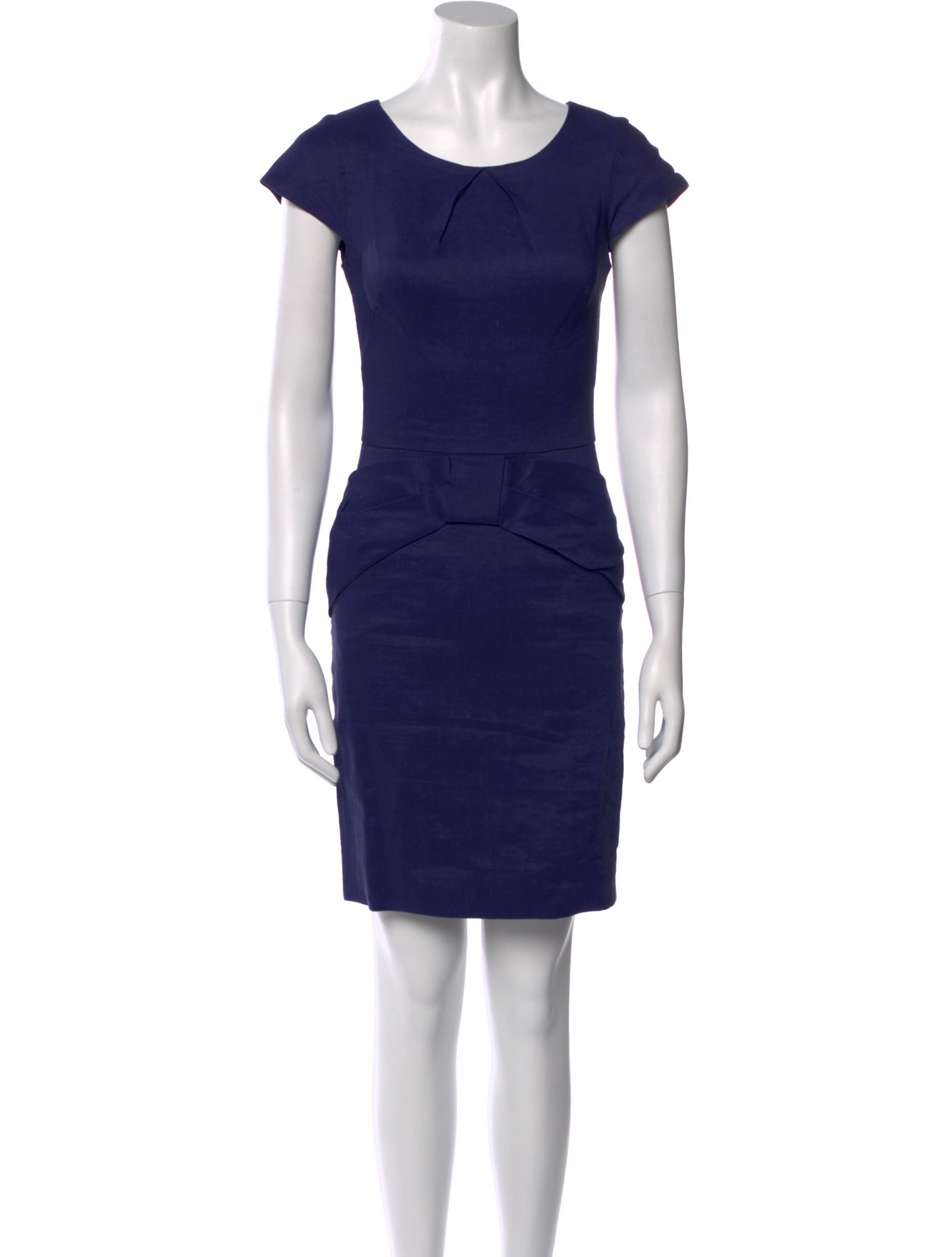 Lela Rose Linen Mini Dress