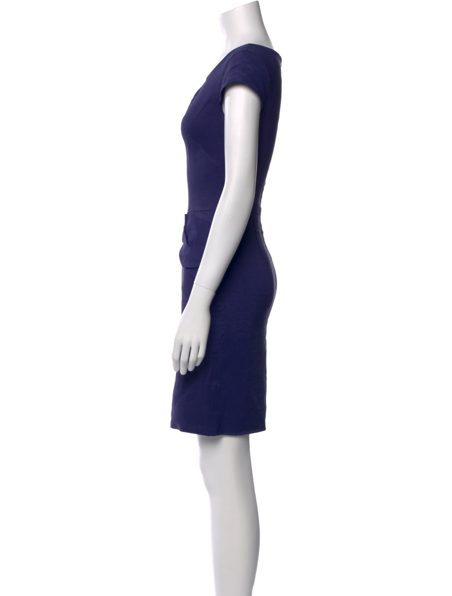 Lela Rose Linen Mini Dress