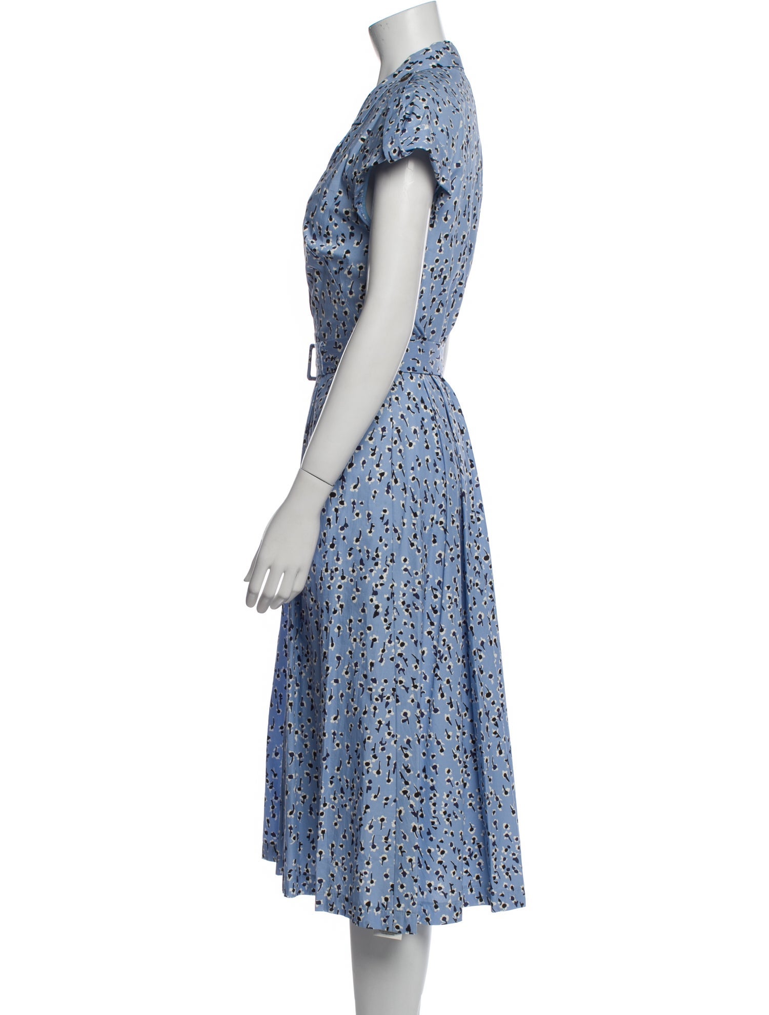 Lela Rose Printed Midi Length Dress w/ Tags