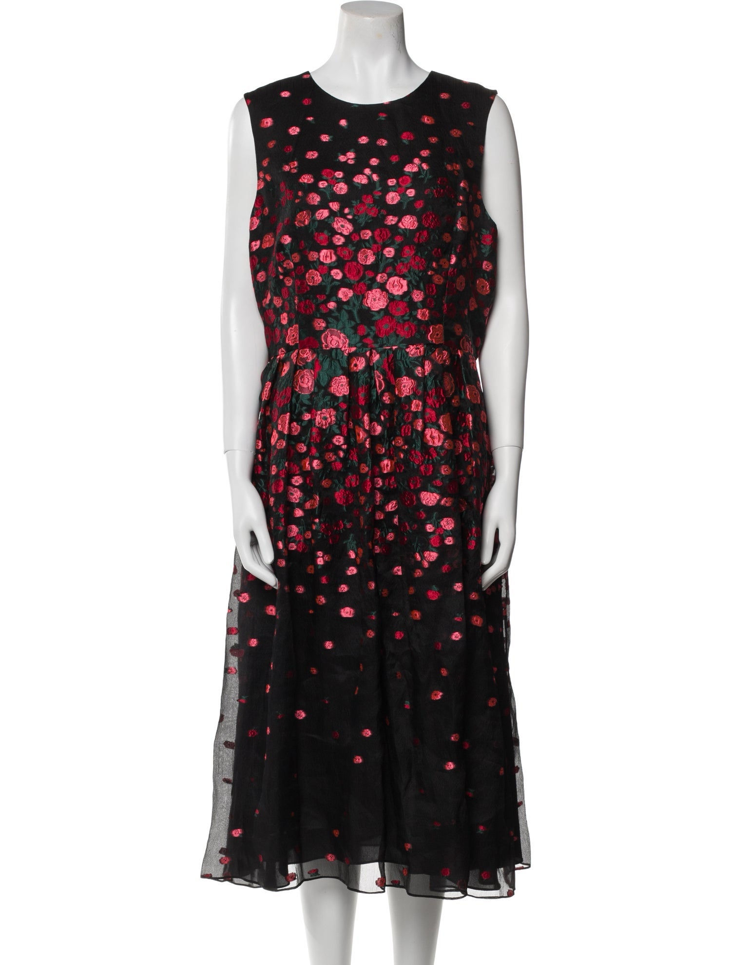 Lela Rose Silk Midi Length Dress w/ Tags