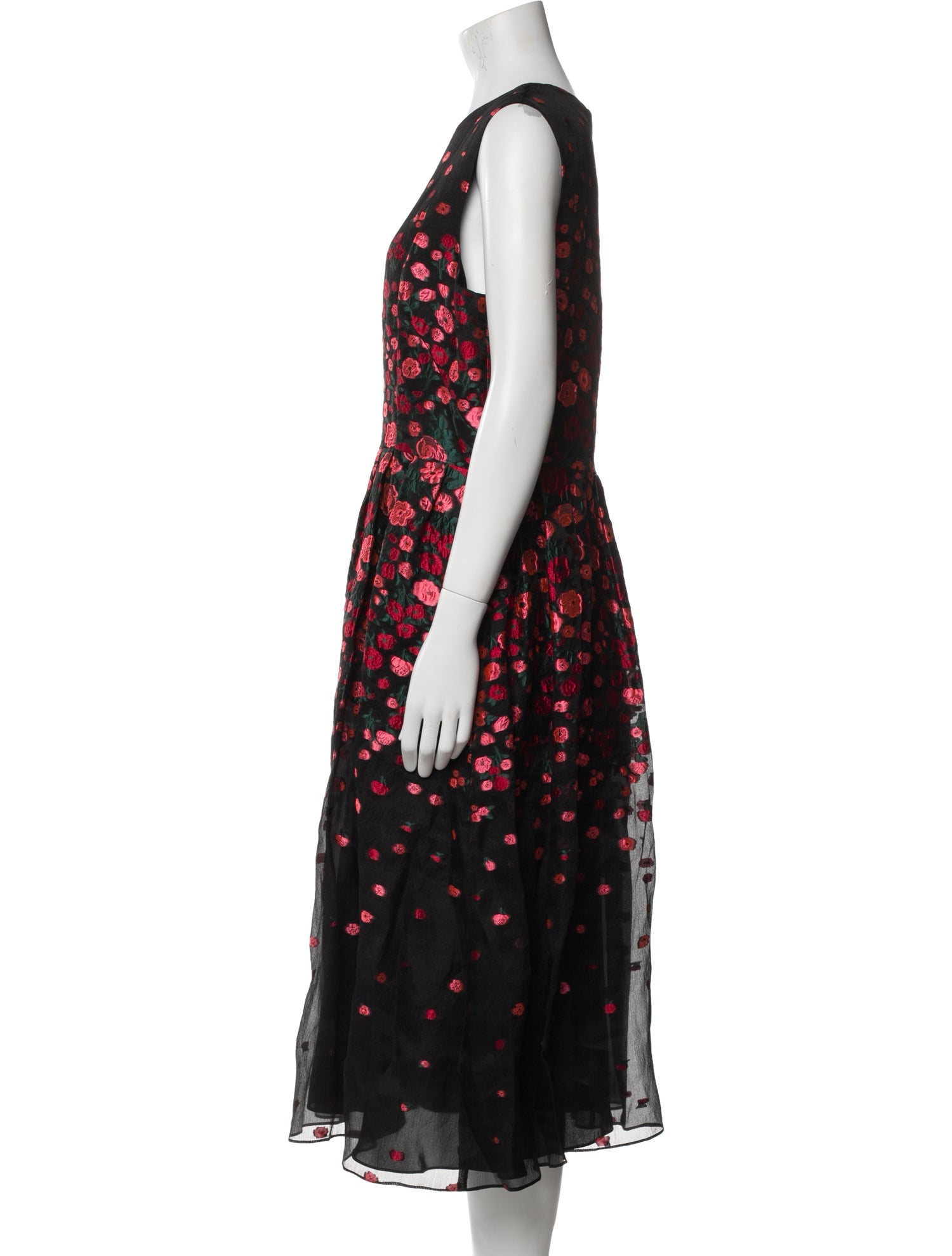 Lela Rose Silk Midi Length Dress w/ Tags