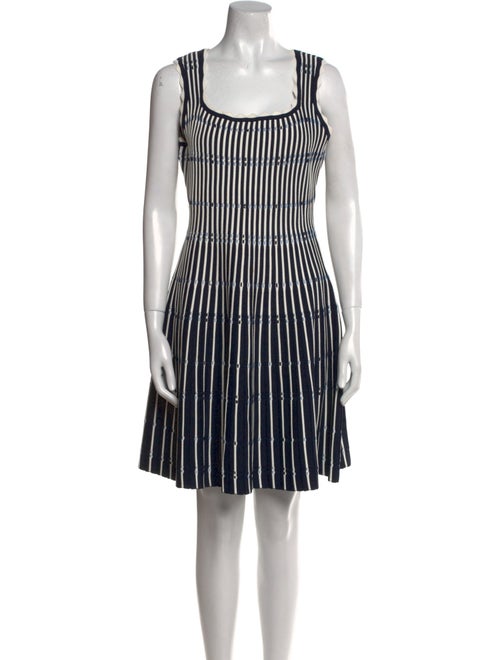 Lela Rose Striped Mini Dress