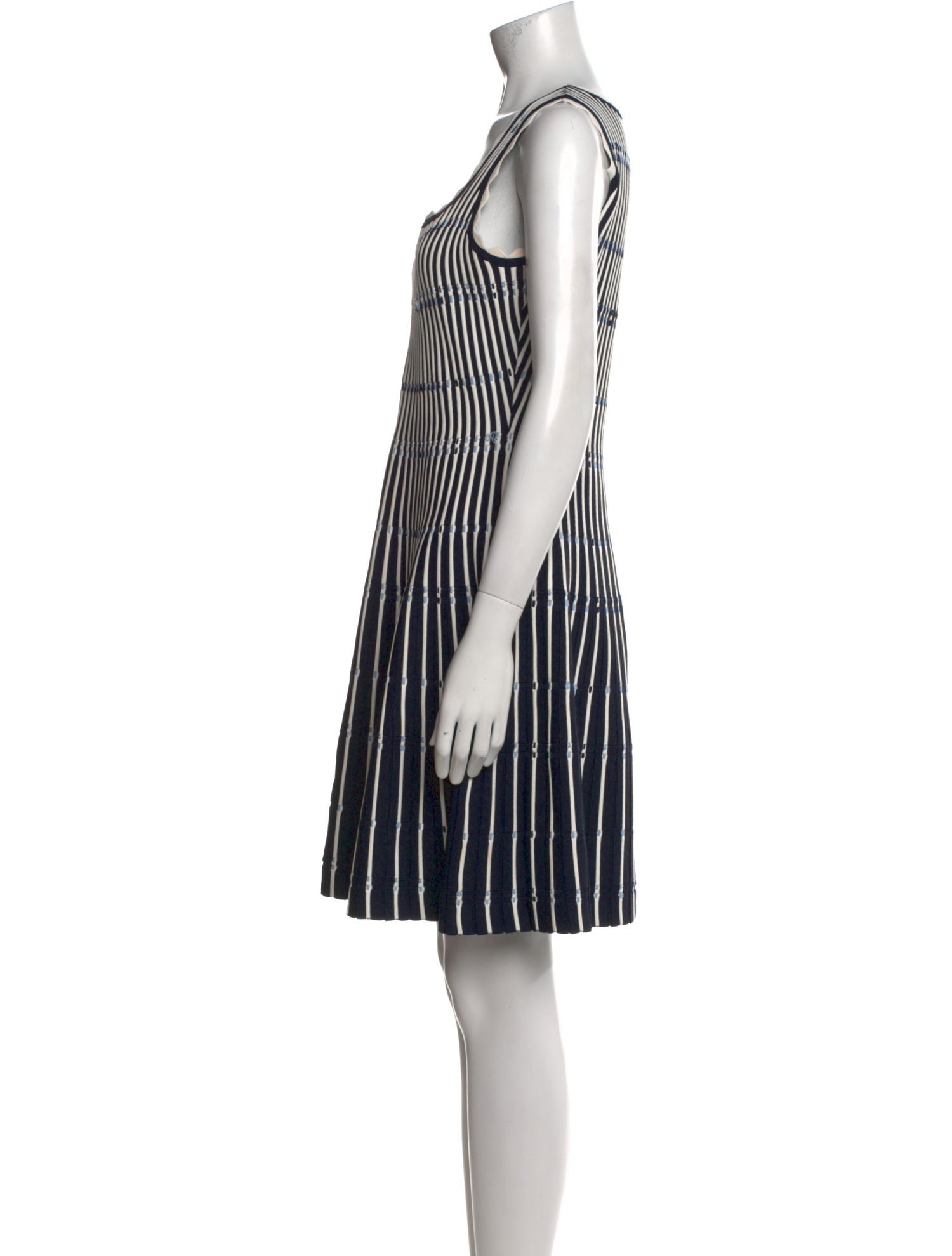Lela Rose Striped Mini Dress