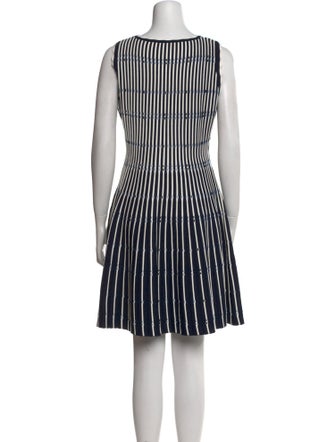 Lela Rose Striped Mini Dress