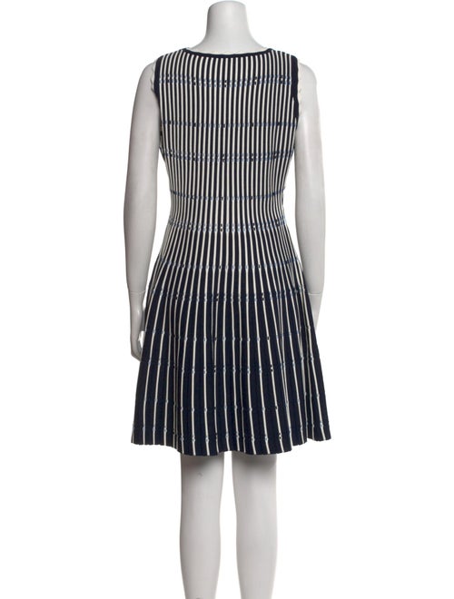Lela Rose Striped Mini Dress